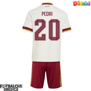 Španělsko Pedri Gonzalez #20 Dětské Venkovní dres komplet MS 2026 Krátký Rukáv (+ trenýrky)